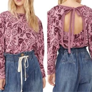 Free people top size large.   No tags but never worn